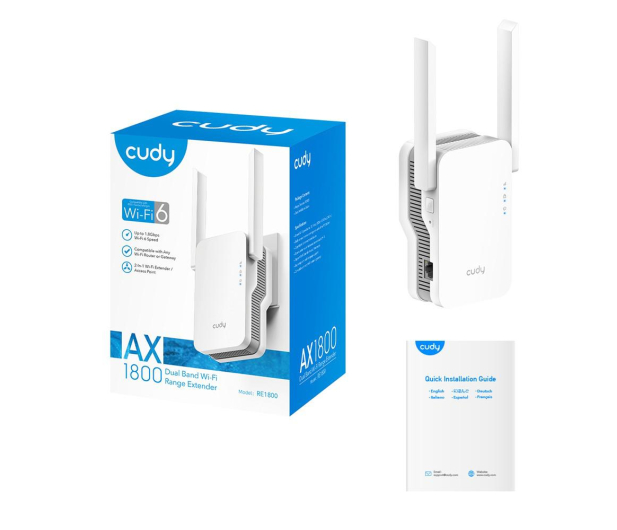 Cudy RE1800 (1800Mb/s a/b/g/n/ac/ax) - 1110335 - zdjęcie 3